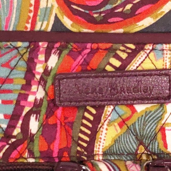 Vera Bradley Retired Print Paisley Crossbody Bohemian Purse/Diaper Bag - Picture 8 of 8
